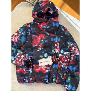 Obermeyer Girls Isla Colorful Puffer Jacket‎ with Hood Size XL (18)